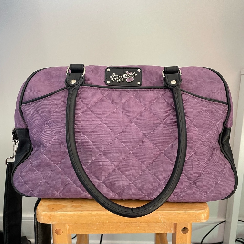 Y2K Purple Foxy Jeans Weekend/Duffle Gym Bag 🍒 💜